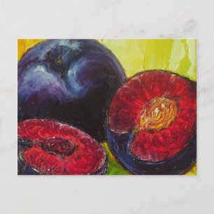 Plums Post Card