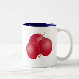 Plums Two-Tone Coffee Mug
