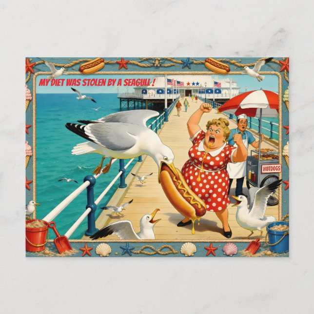 Plundered – A Masterclass in Fowlplay Holiday Postcard (Front)