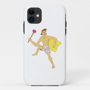 plunger and underwear guy iPhone 11 case
