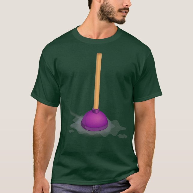 Plunger Plumber T-Shirt (Front)
