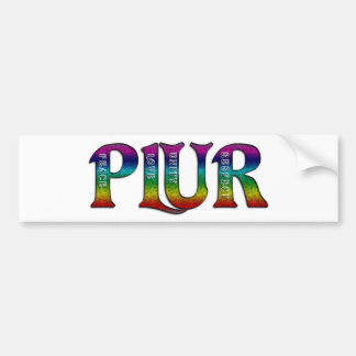 PLUR (Rainbow) Bumper Sticker