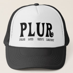 PLUR TRUCKER HAT
