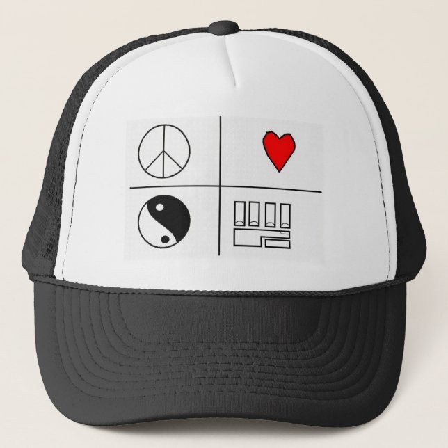 PLUR TRUCKER HAT (Front)