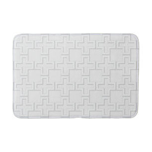 Plus Embossed Surface Pattern Bath Mat