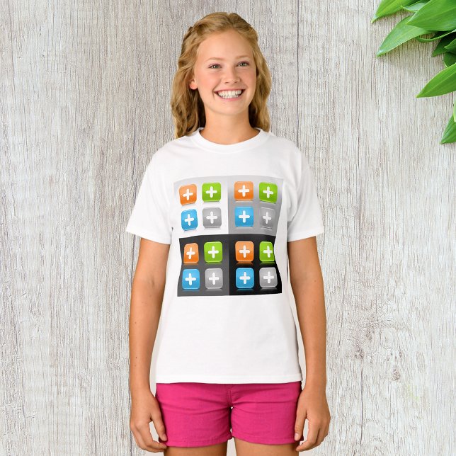 Plus Icons Girls T-Shirt (Creator Uploaded)