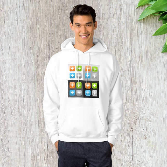 Plus Icons Mens Hoodie (Creator Uploaded)