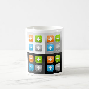 Plus Icons Mug