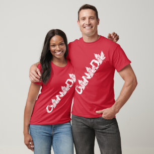 Plus Size Canada Shirt Personalised Retro T-shirts