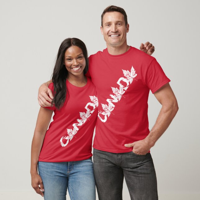 Plus Size Canada Shirt Personalised Retro T-shirts (Unisex)