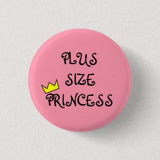 Plus Size Princess 3 Cm Round Badge