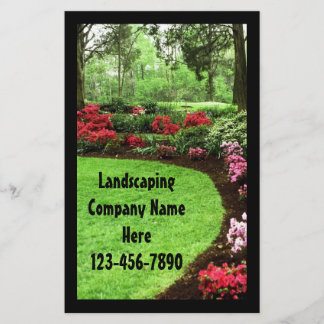 Plush Green Landscape Lawn Care Business Flyer