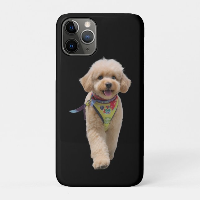 Plush Ivory Puppy Case-Mate iPhone Case (Back)