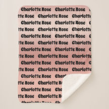 Plush Personalised Baby Name