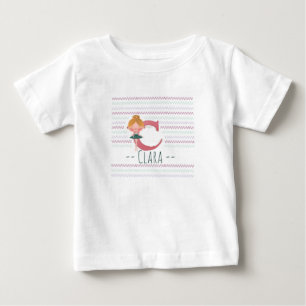 Plush Plink and Ballerina Letter C Toddler  Baby T-Shirt