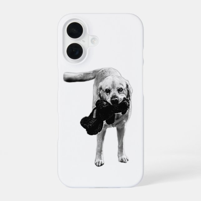 Plush Protector – Minimalist Guard iPhone 16 Case (Back)