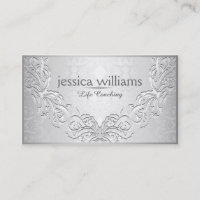 Plush Silvery grey Vintage Embossed Frame