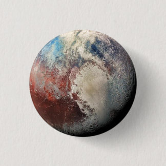 Pluto 3 Cm Round Badge