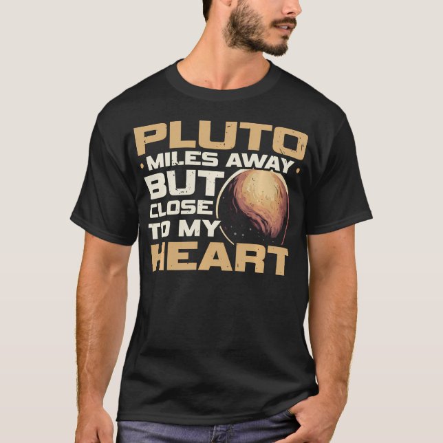 Pluto Astrology Space Science Planet Astronomer T-Shirt (Front)