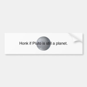 pluto bumper sticker