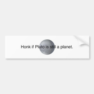 pluto bumper sticker