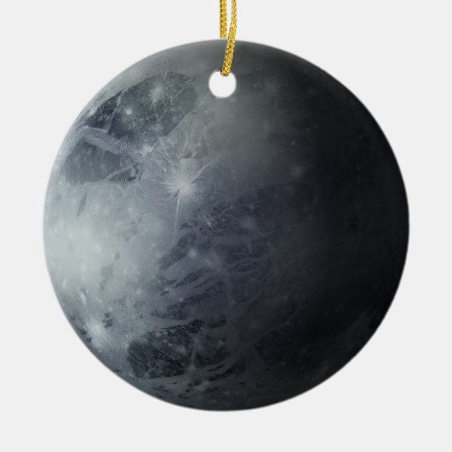 Pluto Ceramic Tree Decoration (Front)