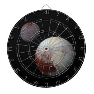 Pluto & Charon 9th or Dwarf Planet Solar System Dartboard