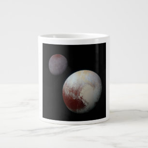 Pluto & Charon 9th or Dwarf Planet Solar System Large Coffee Mug