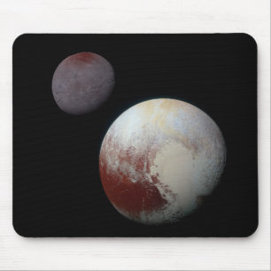 Pluto & Charon 9th or Dwarf Planet Solar System Mouse Mat