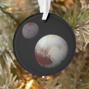 Pluto & Charon 9th or Dwarf Planet Solar System Ornament