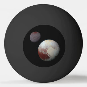 Pluto & Charon 9th or Dwarf Planet Solar System Ping Pong Ball
