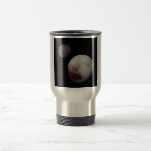 Pluto & Charon 9th or Dwarf Planet Solar System Travel Mug