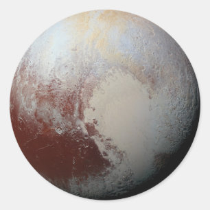 Pluto Classic Round Sticker