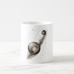Pluto Distant Omen Celestial Dwarf Planet Mug