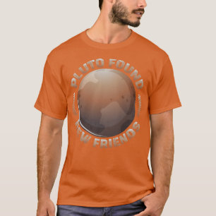 Pluto Found New Friends Solar Space Science Premiu T-Shirt
