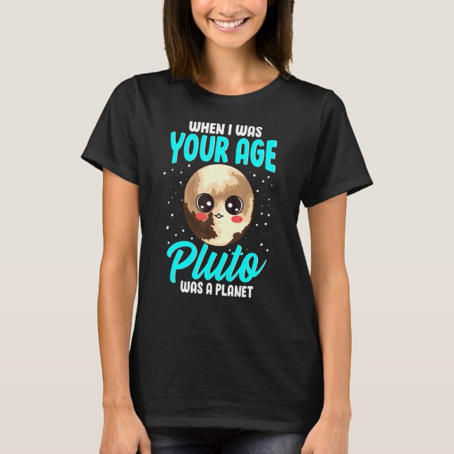 Pluto Inspired Dwarf Planet Related Pluto Joke   4 T-Shirt (Front)