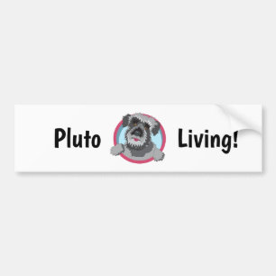 Pluto Living Bumper Sticker