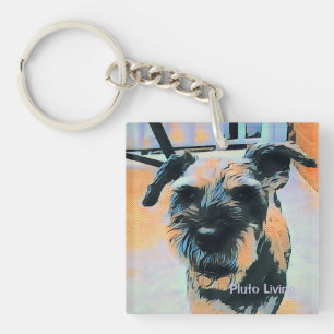 Pluto Living Key Ring