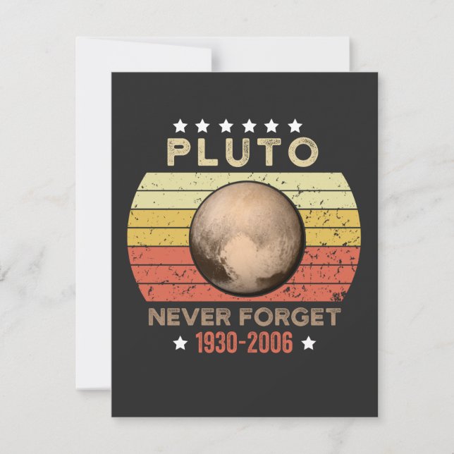 Pluto Never Forget 1930-2006 (Front)
