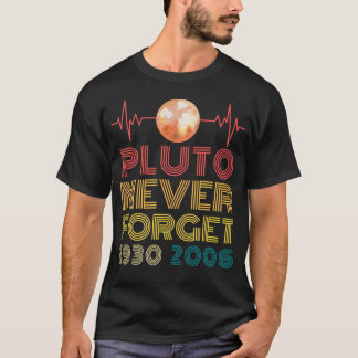 Pluto Never Forget 1930 2006 Anniversary Milk Way  T-Shirt