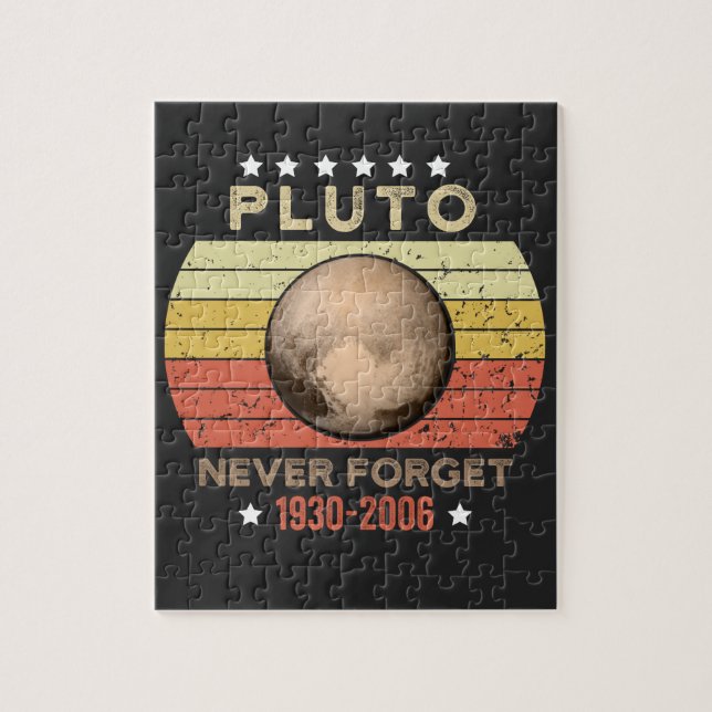 Pluto Never Forget 1930-2006 Jigsaw Puzzle (Vertical)