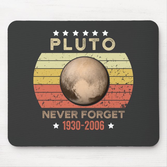 Pluto Never Forget 1930-2006 Mouse Mat (Front)
