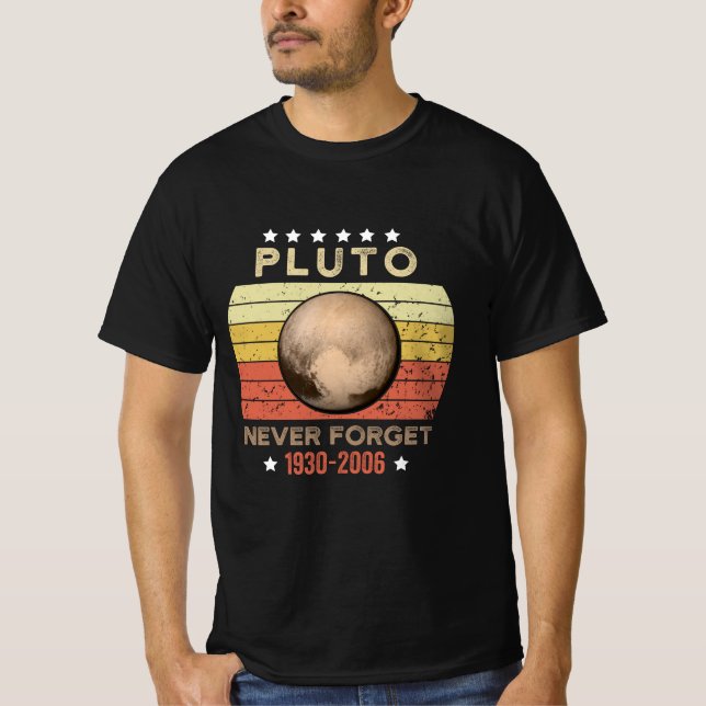 Pluto Never Forget 1930-2006 T-Shirt (Front)