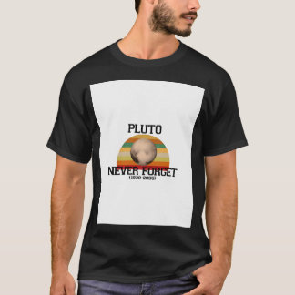 Pluto Never Forget 1930 - 2006 Vintage Old Retro S T-Shirt