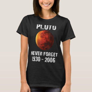 Pluto Never Forget 1930 2006 Vintage T-Shirt