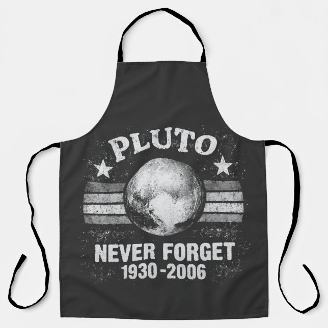 Pluto Never Forget Apron (Front)