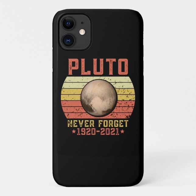 pluto NEVER FORGET Case-Mate iPhone Case (Back)