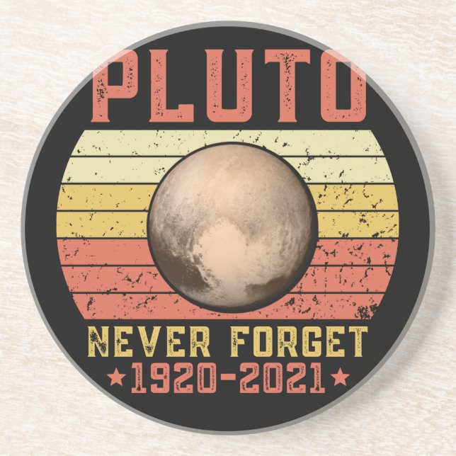 pluto NEVER FORGET Coaster (Front)