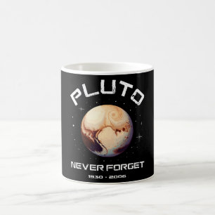 Pluto Never Forget Coffee Mug