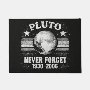 Pluto Never Forget Doormat